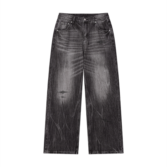 Epiphany, Vintage Wash Wide Leg Jeans