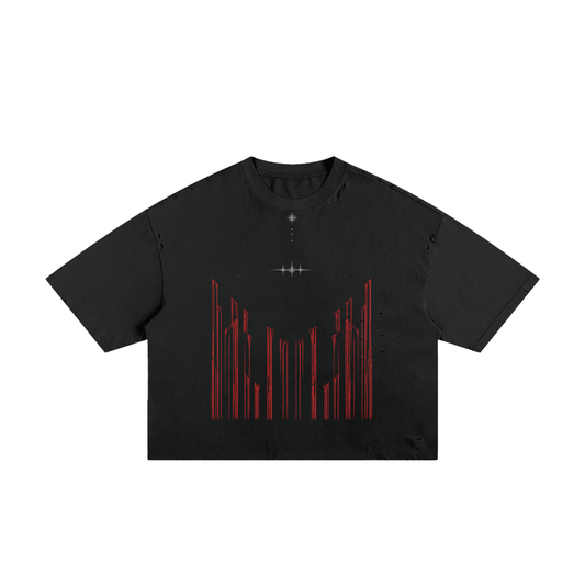 Stripes, Frayed Tee