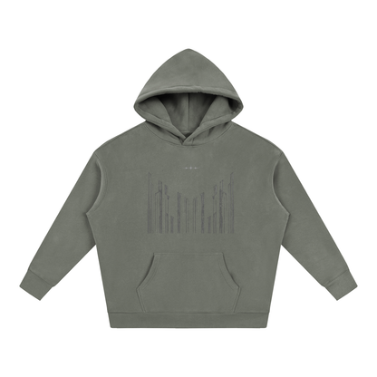 Stripes, Fleeced Hoodie