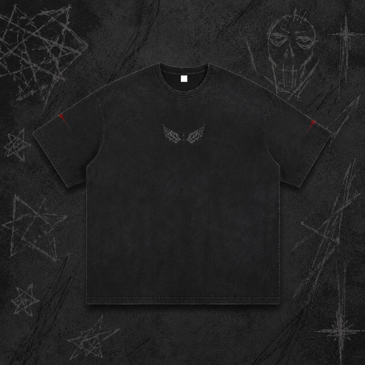 Angel, Washed, Frayed T-Shirt