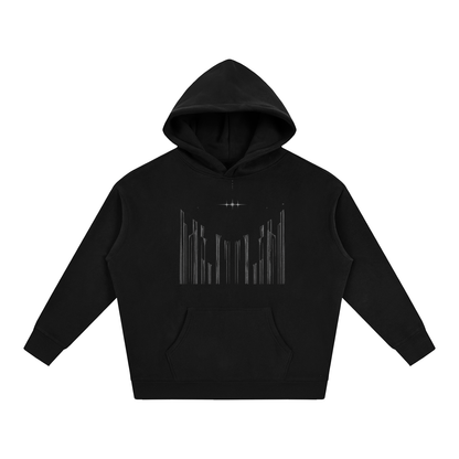 Stripes, Fleeced Hoodie