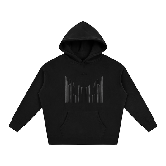 Stripes, Fleeced Hoodie