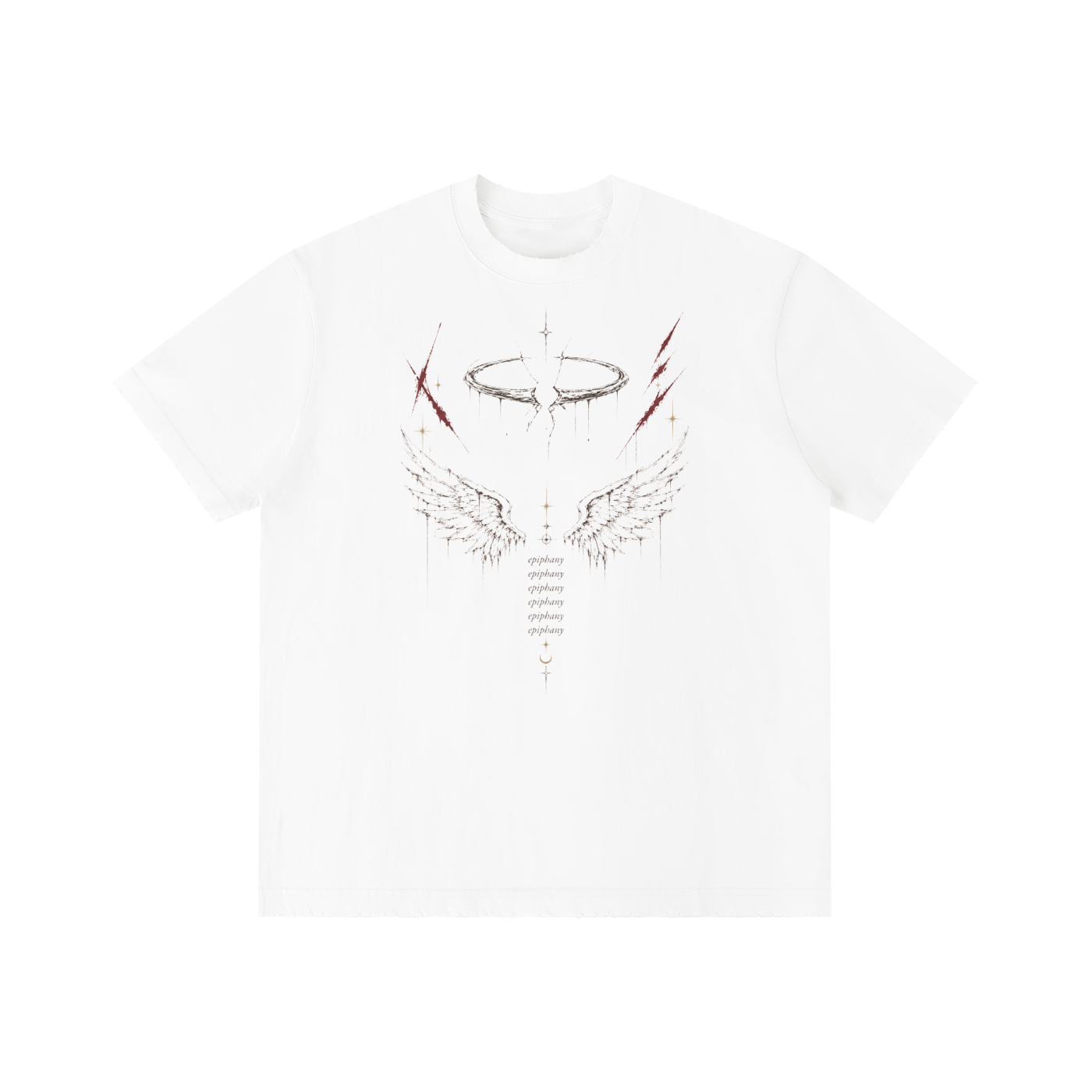 Angel, wash distressed T-Shirt