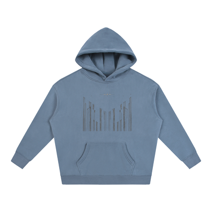 Stripes, Fleeced Hoodie